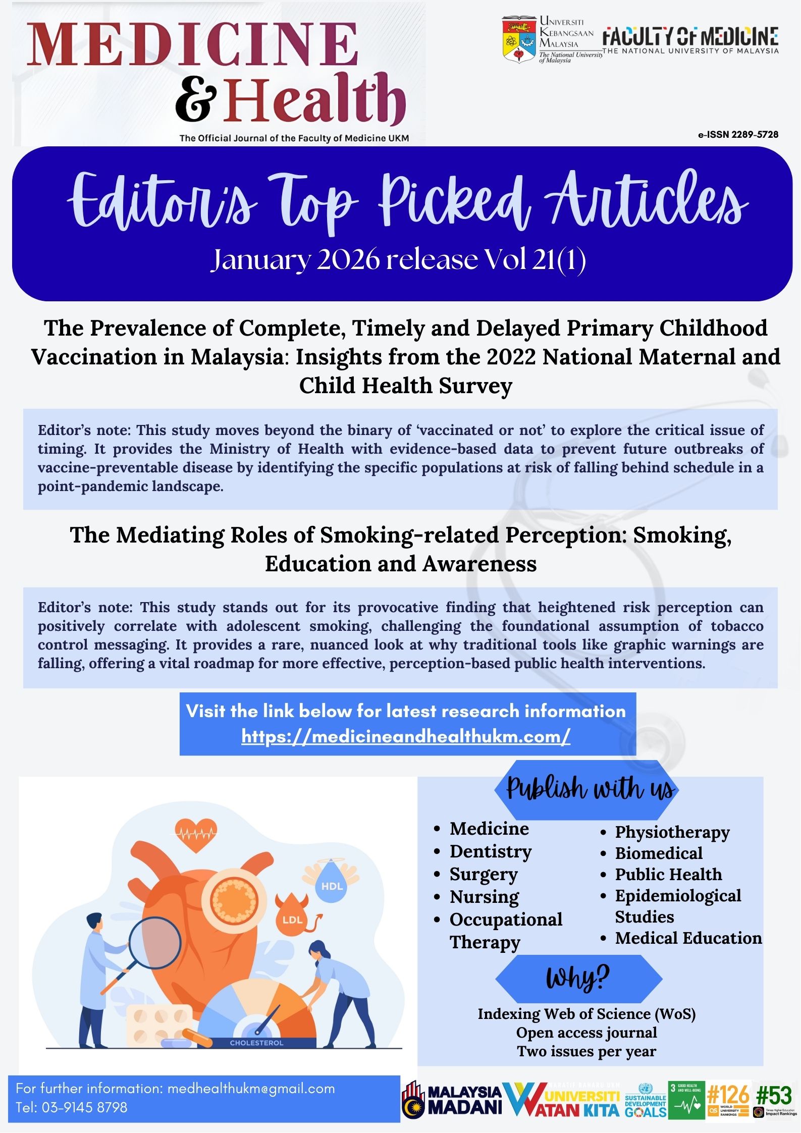 MEDICINE & HEALTH July 2026 Vol 21(1)